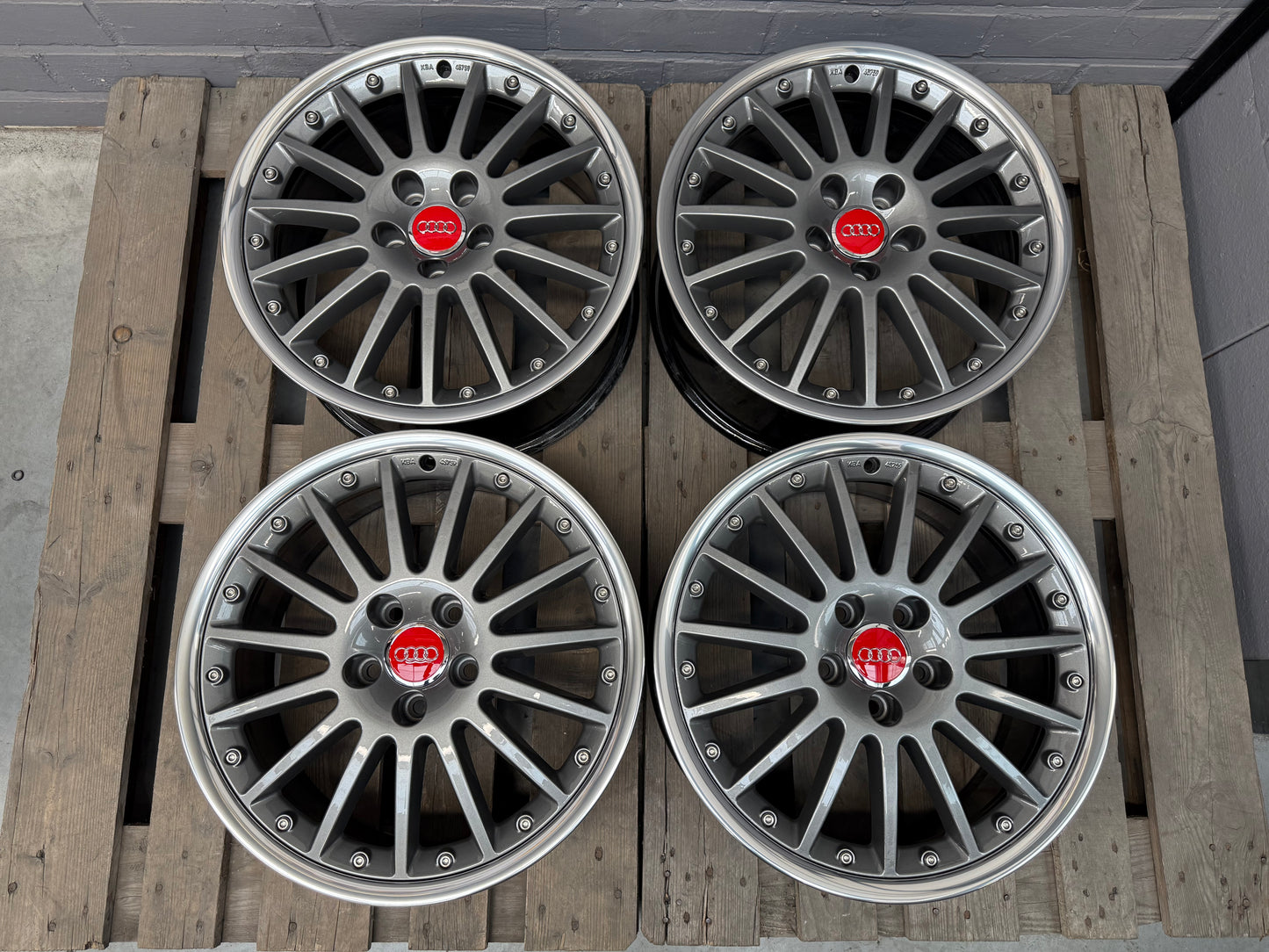 18” Audi Calito 5x112 wheels ( BBS RT250 )