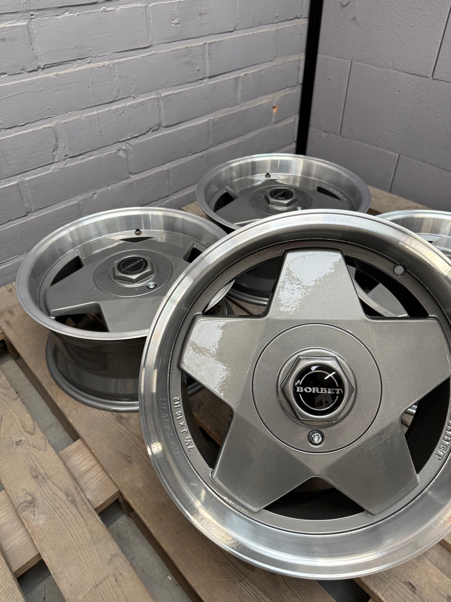 16” Borbet A 5x98 wheels ( Fiat Lancia Alfa )