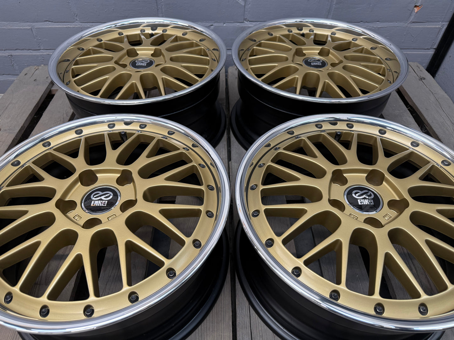 17” Enkei Algernon 5x114.3 wheels