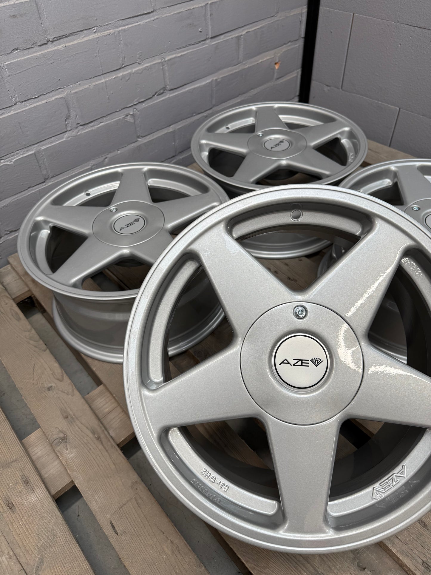 17” Azev A 5x112 wheels