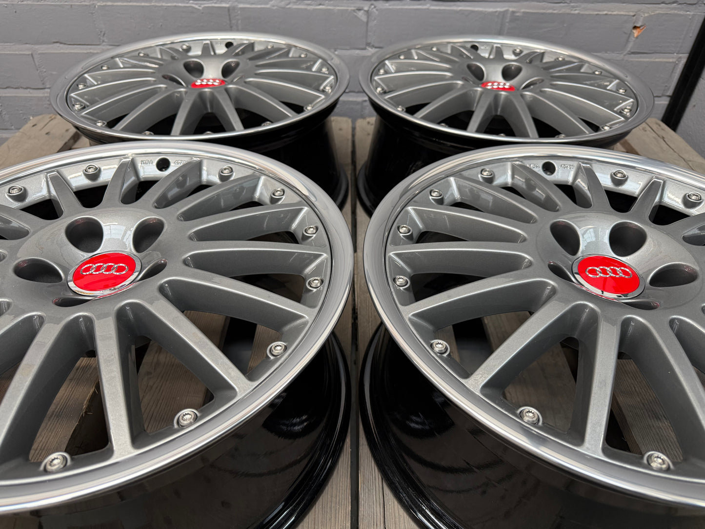 18” Audi Calito 5x112 wheels ( BBS RT250 )