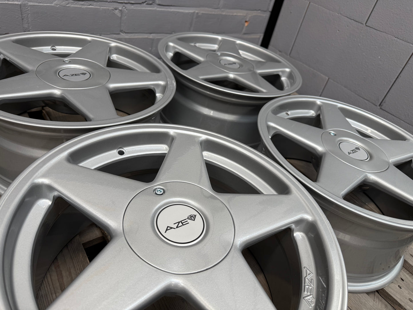 17” Azev A 5x112 wheels