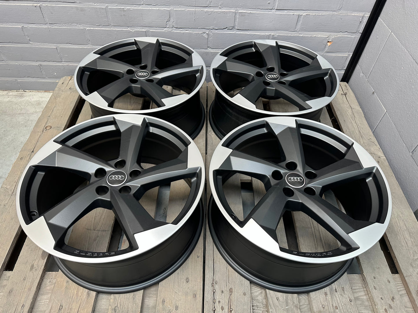 20” Audi Rotor “Quattro” 5x112 wheels