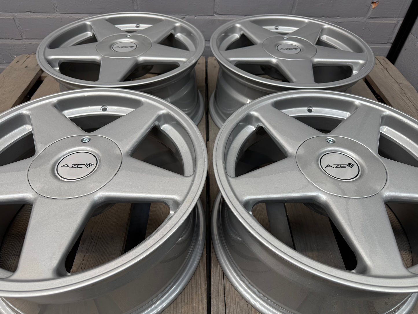17” Azev A 5x112 wheels