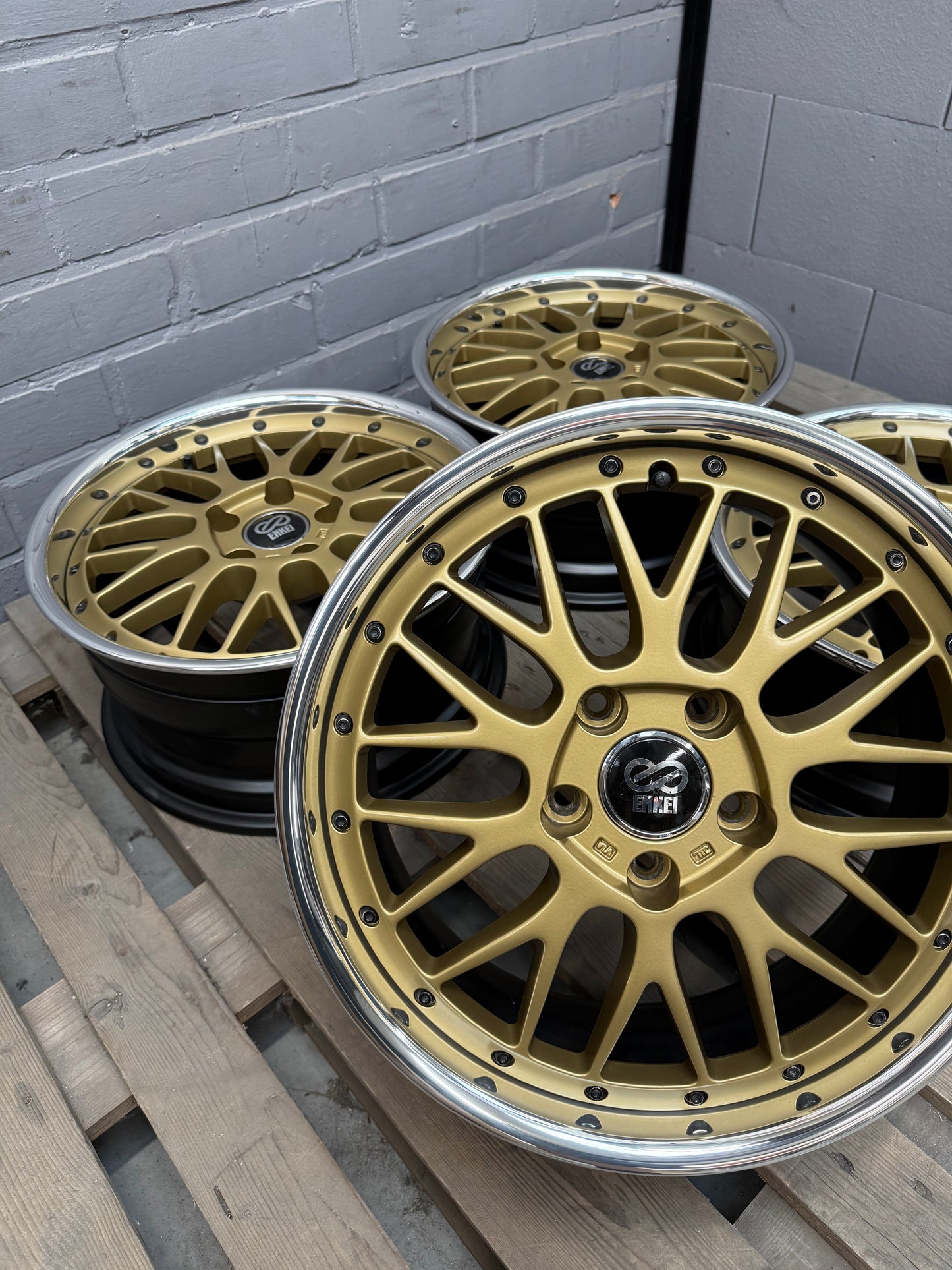 17” Enkei Algernon 5x114.3 wheels