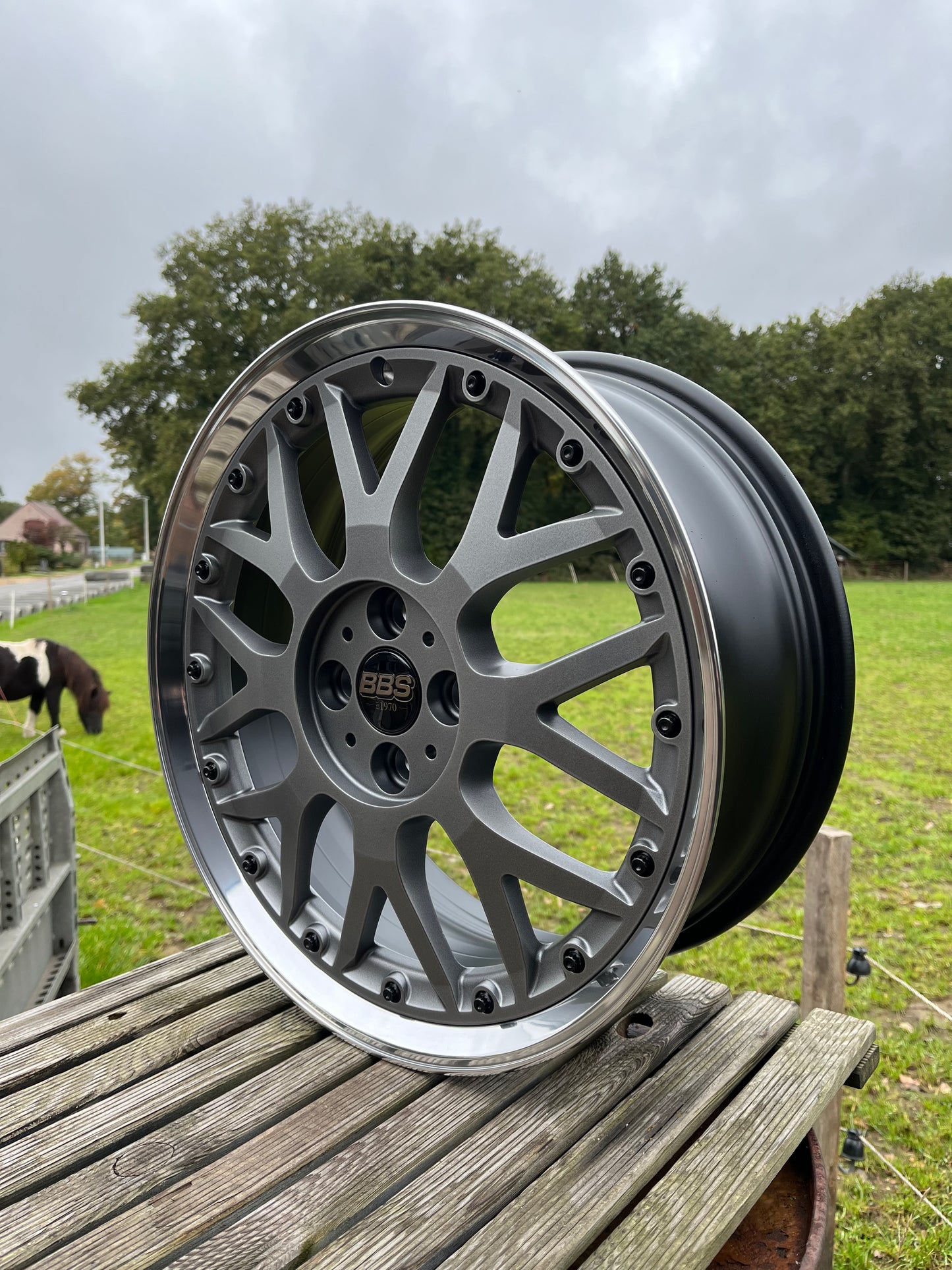 17” Custom mini cross spoke 4x100 wheels ( BBS RS 873 )