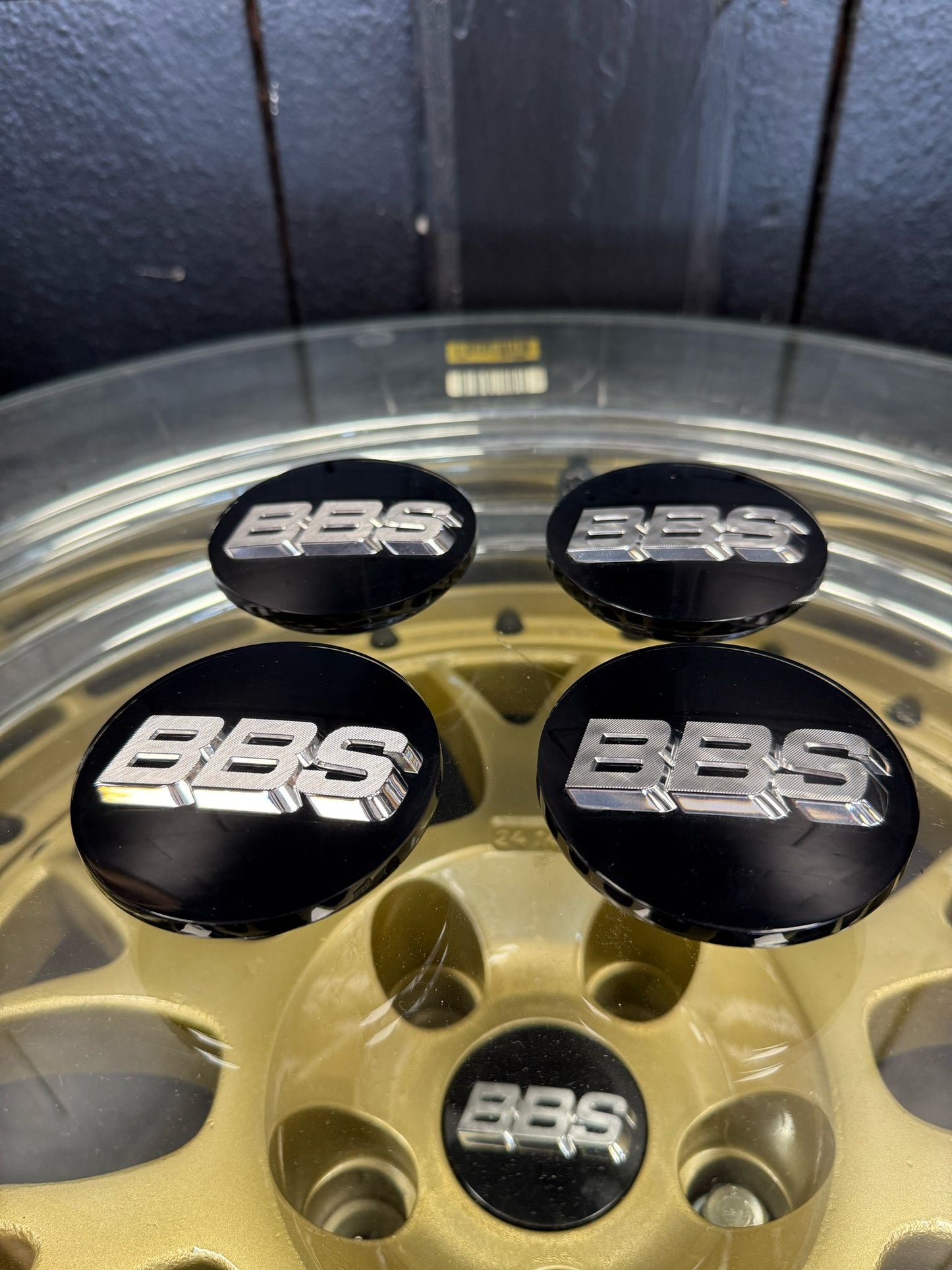 BBS 70.6mm old style / Chrome Centercaps Badges Logos Self Leveling