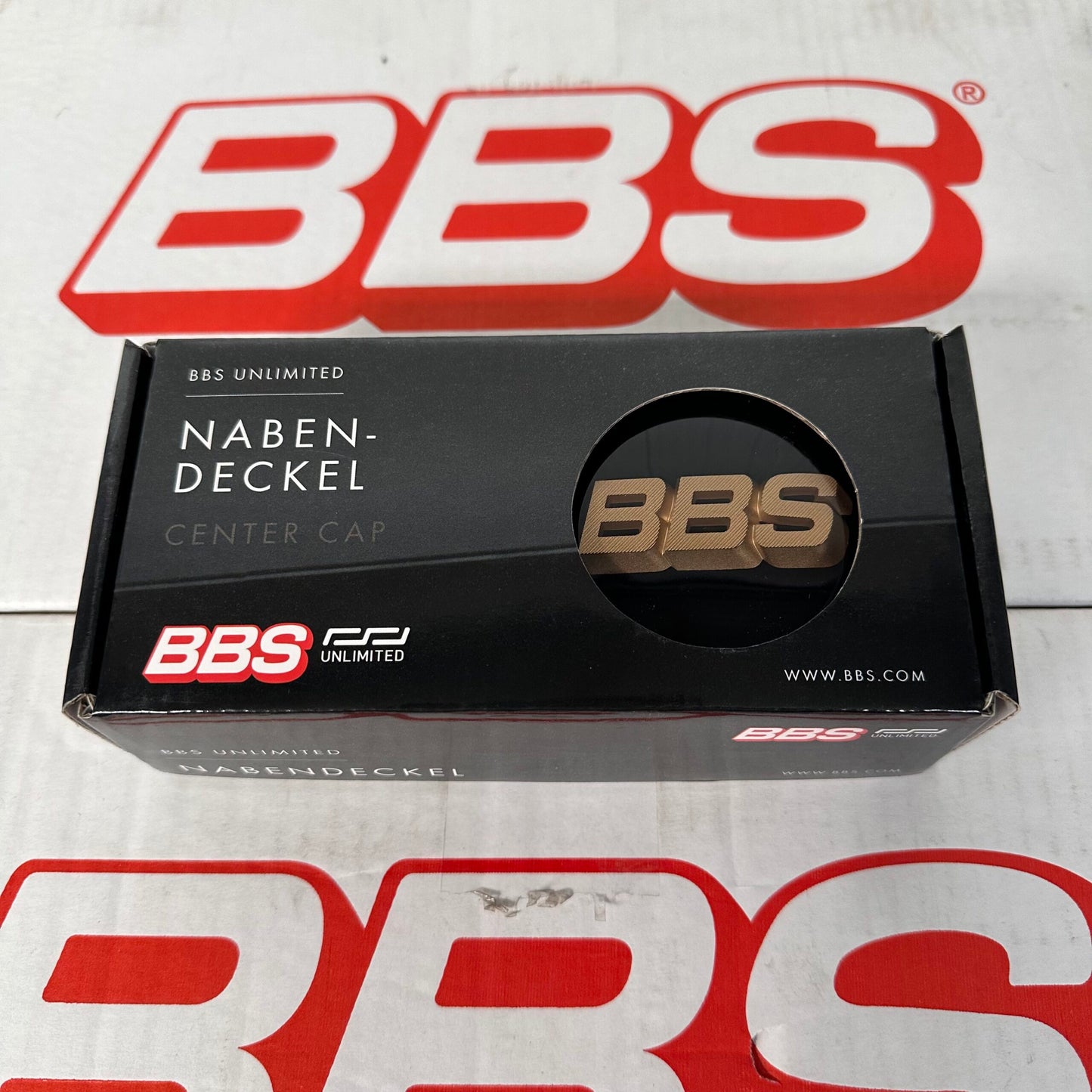 BBS 70.6mm Black / Bronze Centercaps Badges Logos (self leveling)