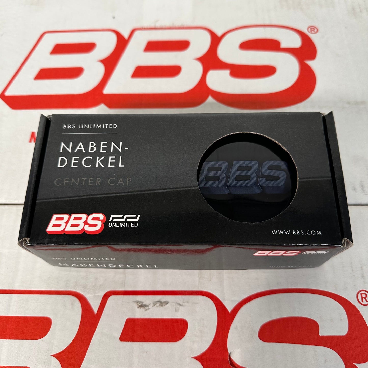 BBS 70.6mm Black / Indigo Blue Centercaps Badges Logos (self leveling)