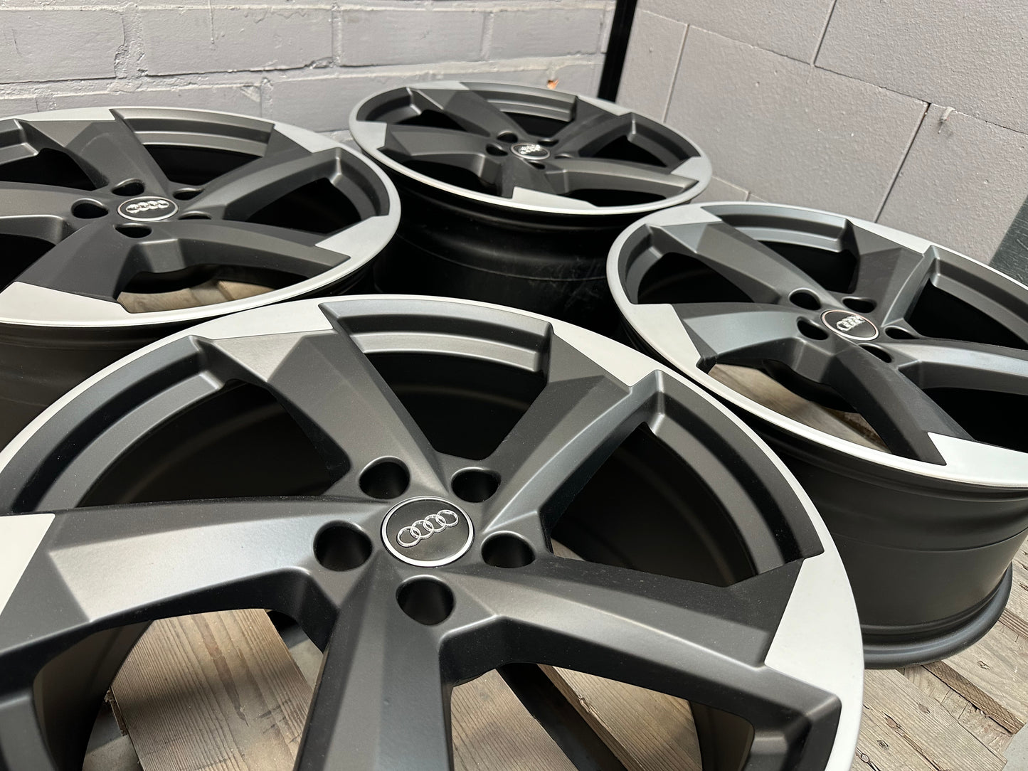 20” Audi Rotor “Quattro” 5x112 wheels