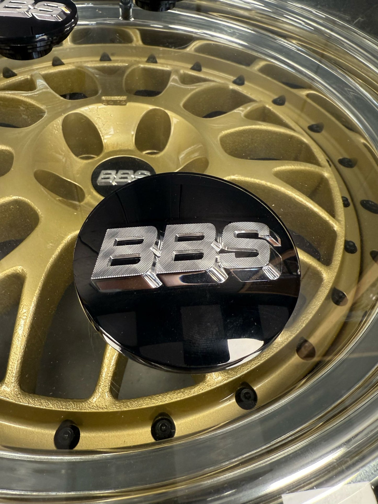 BBS 70.6mm old style / Chrome Centercaps Badges Logos Self Leveling