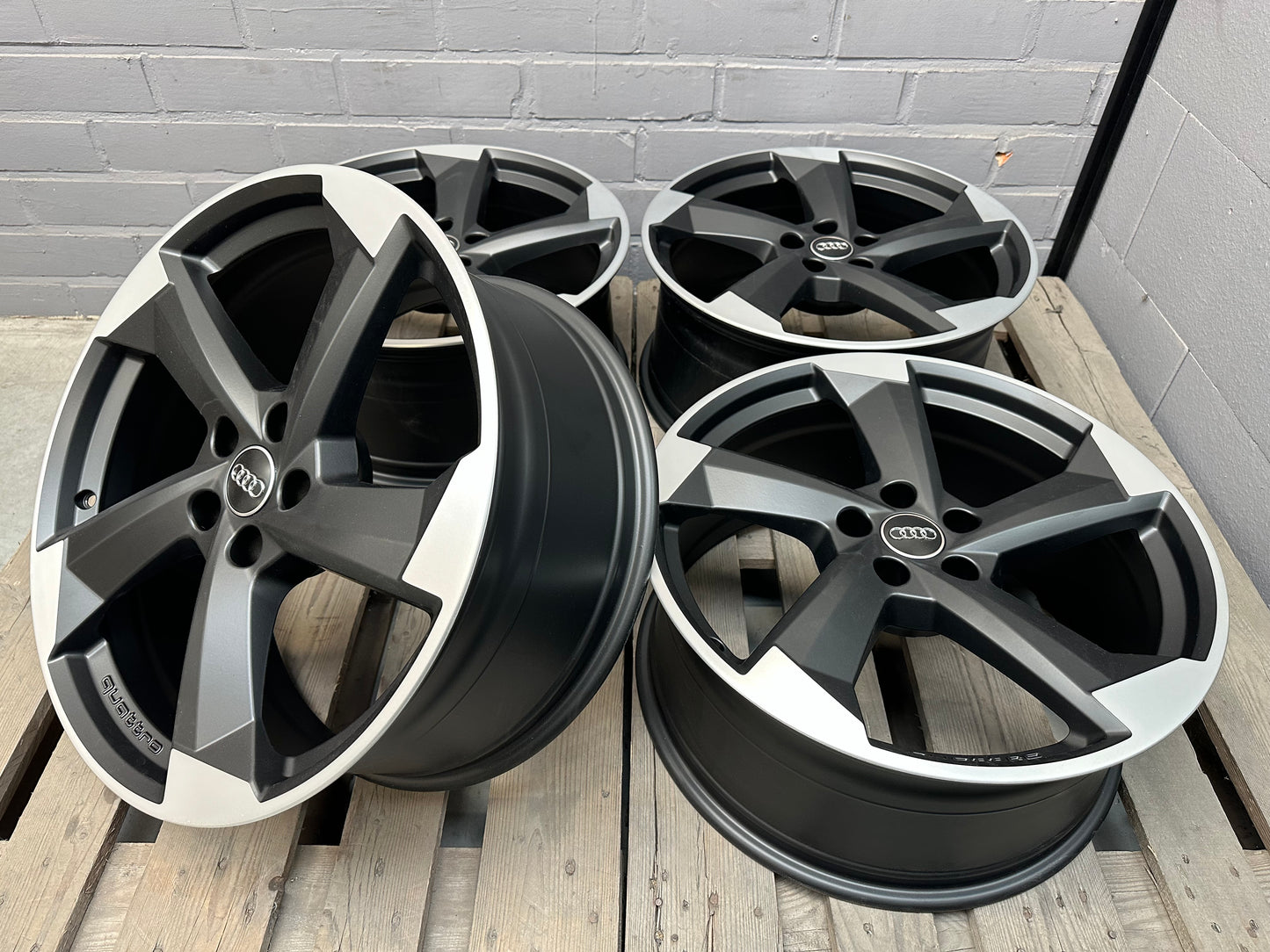 20” Audi Rotor “Quattro” 5x112 wheels