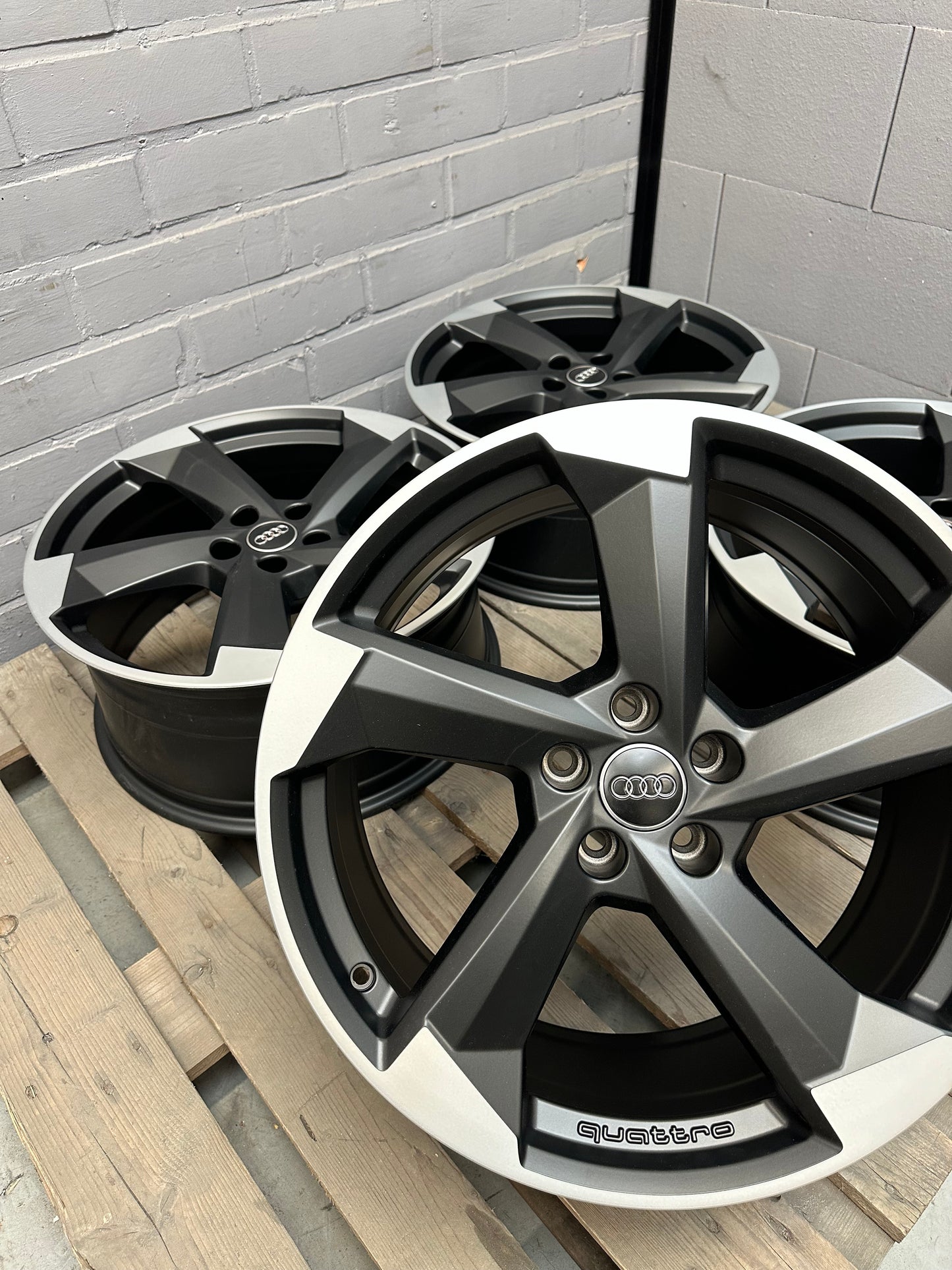 20” Audi Rotor “Quattro” 5x112 wheels