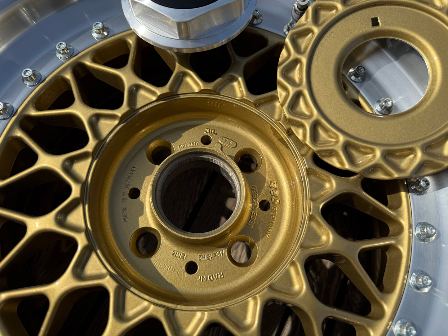 15” Original BBS RS 4x100 wheels ( RS 070 )