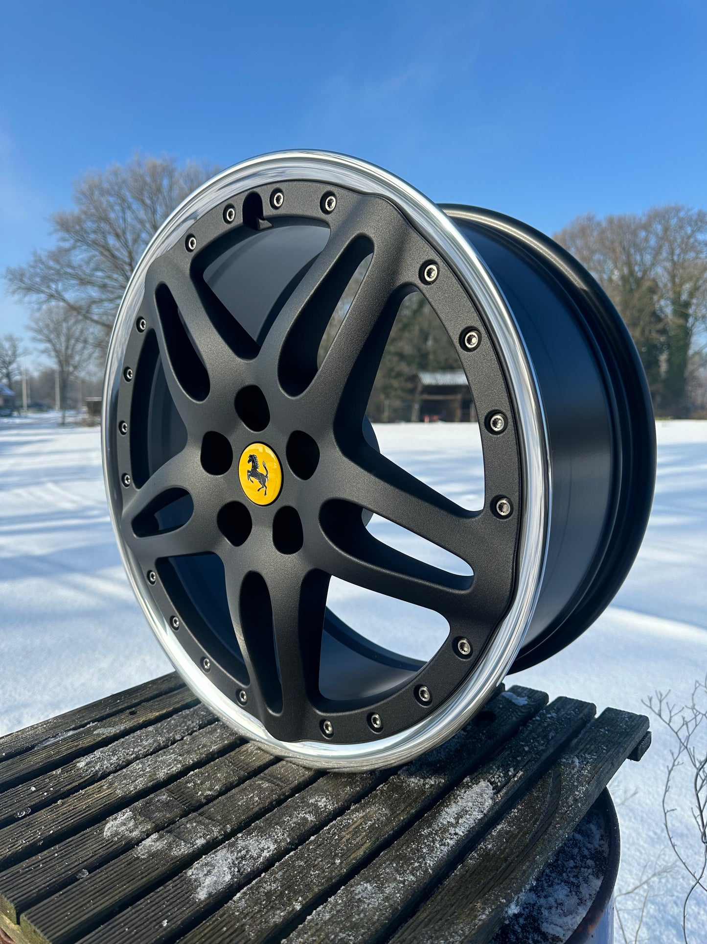 19” Ferrari BBS 5x112 wheels ( 4x Front 8.5x19 )