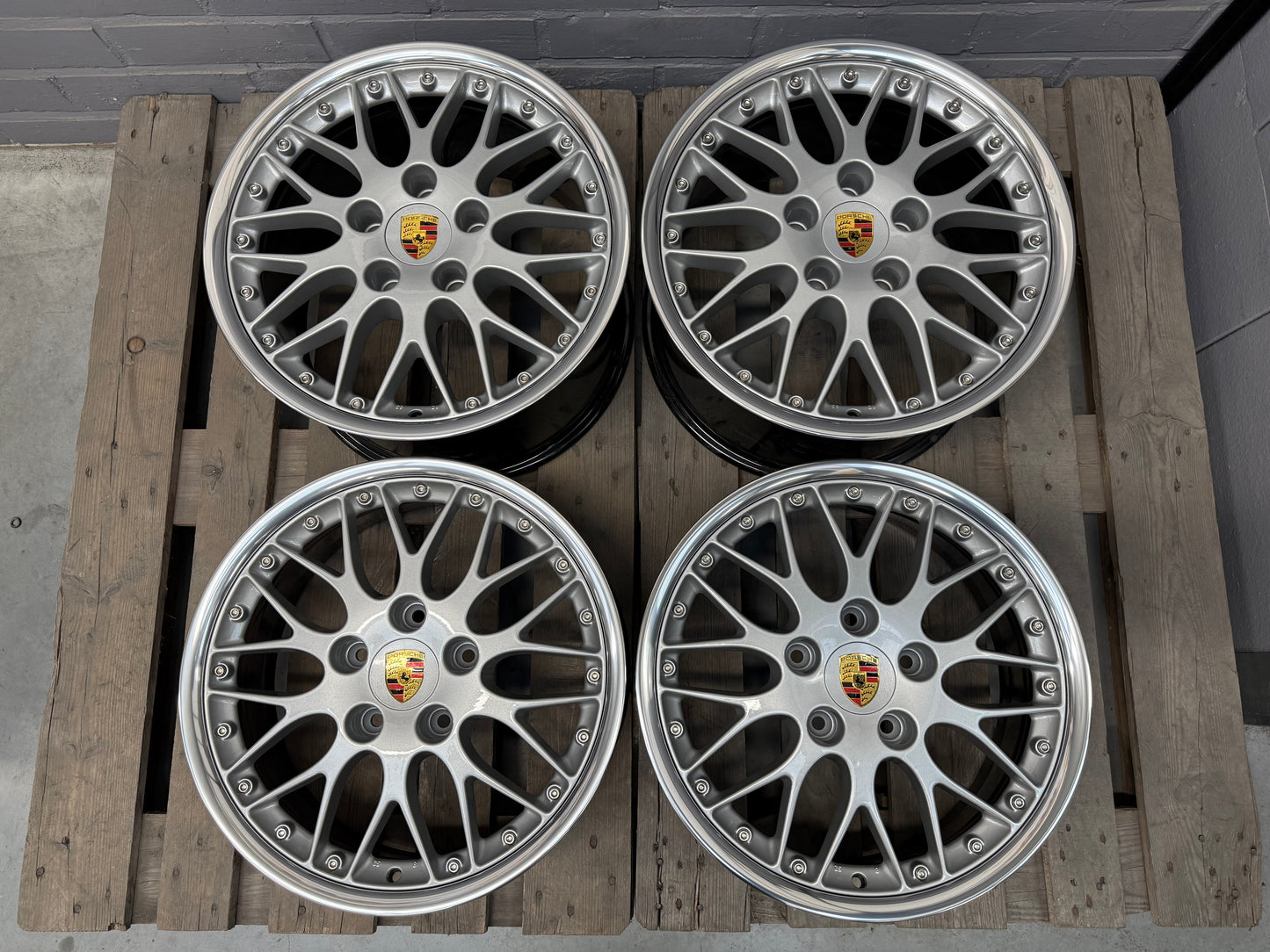 18” Porsche Sportclassic II 5x130 wheels ( BBS RS )