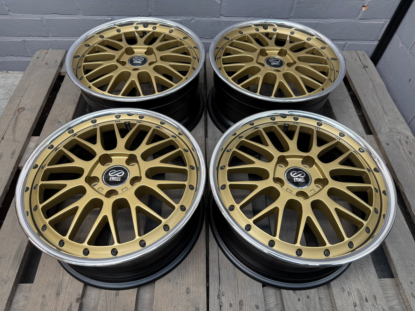 17” Enkei Algernon 5x114.3 wheels