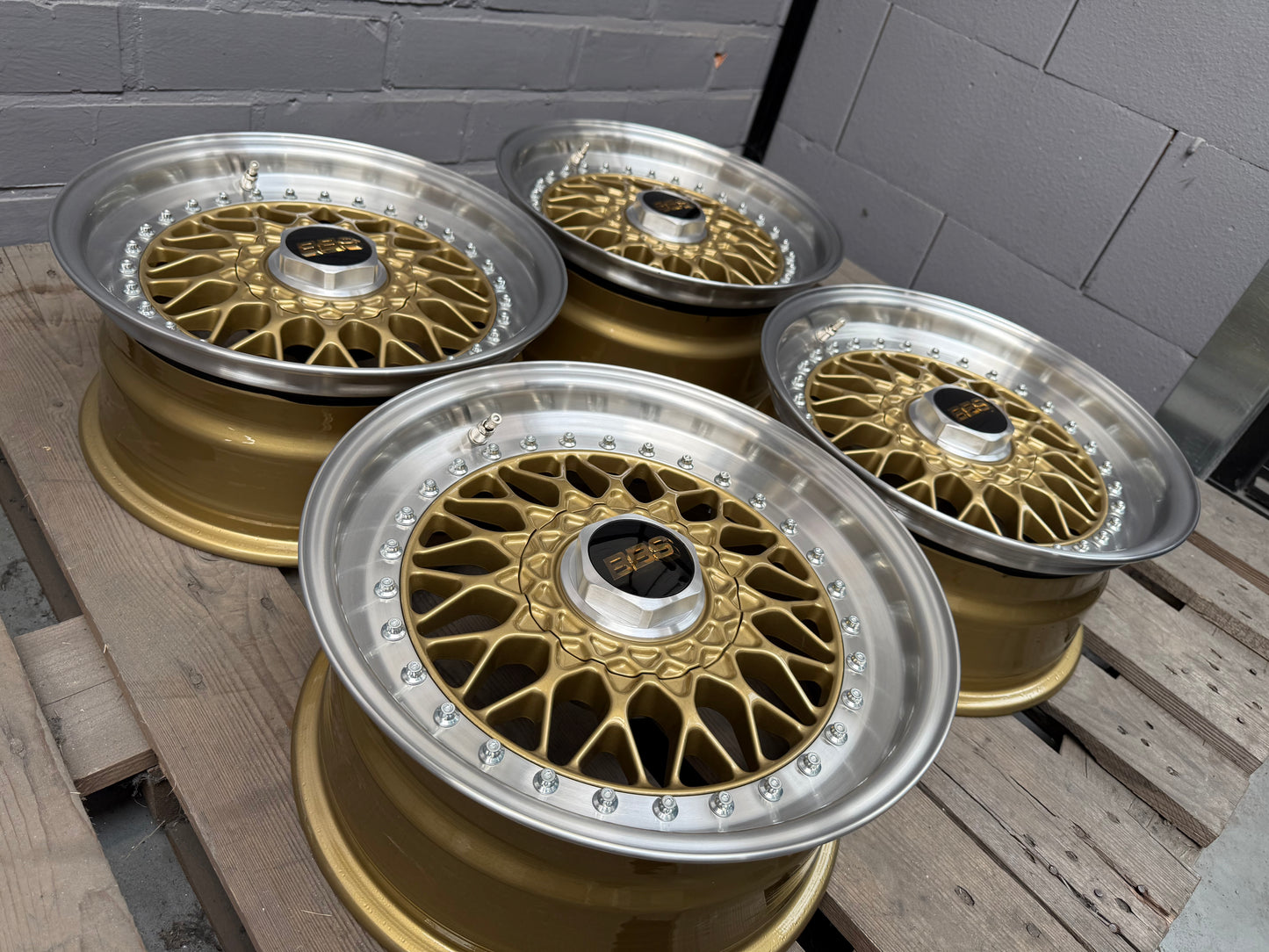 15” Original BBS RS 4x100 wheels ( RS 070 )