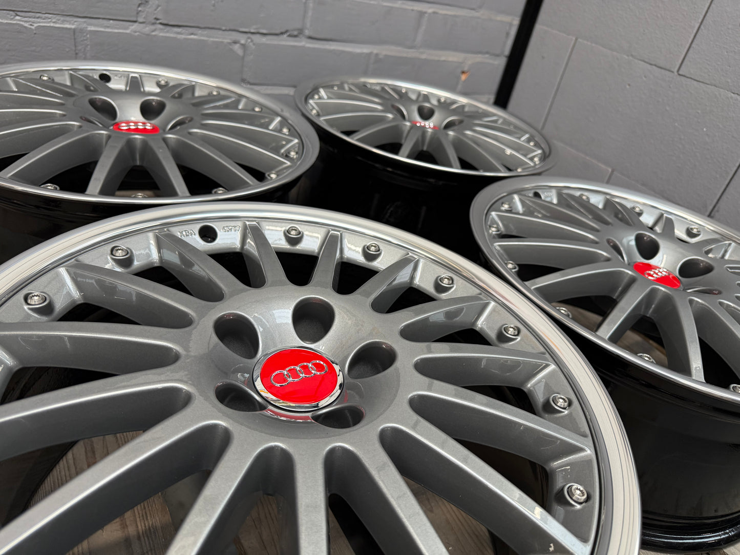 18” Audi Calito 5x112 wheels ( BBS RT250 )