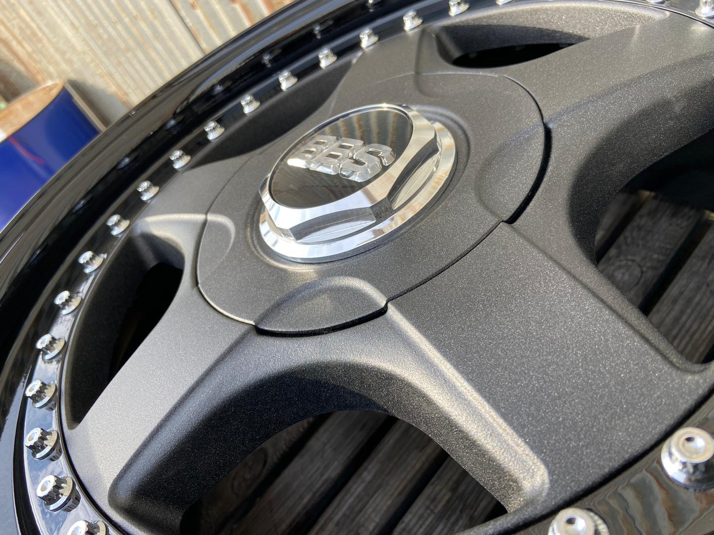 BBS RF hex nut centercaps