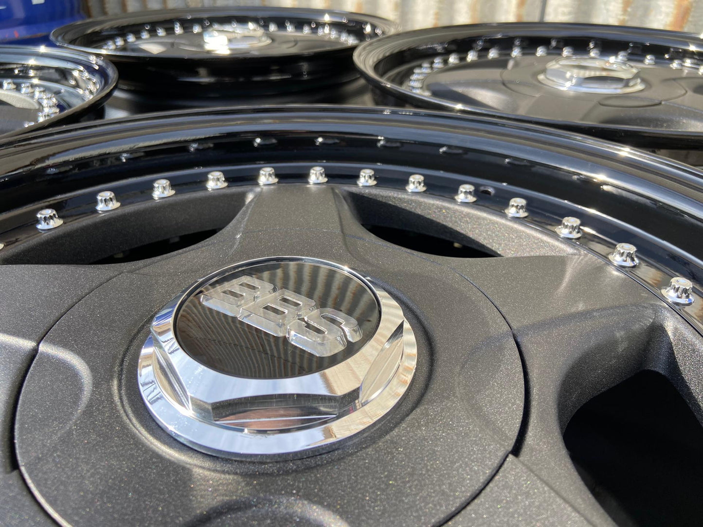 BBS RF hex nut centercaps