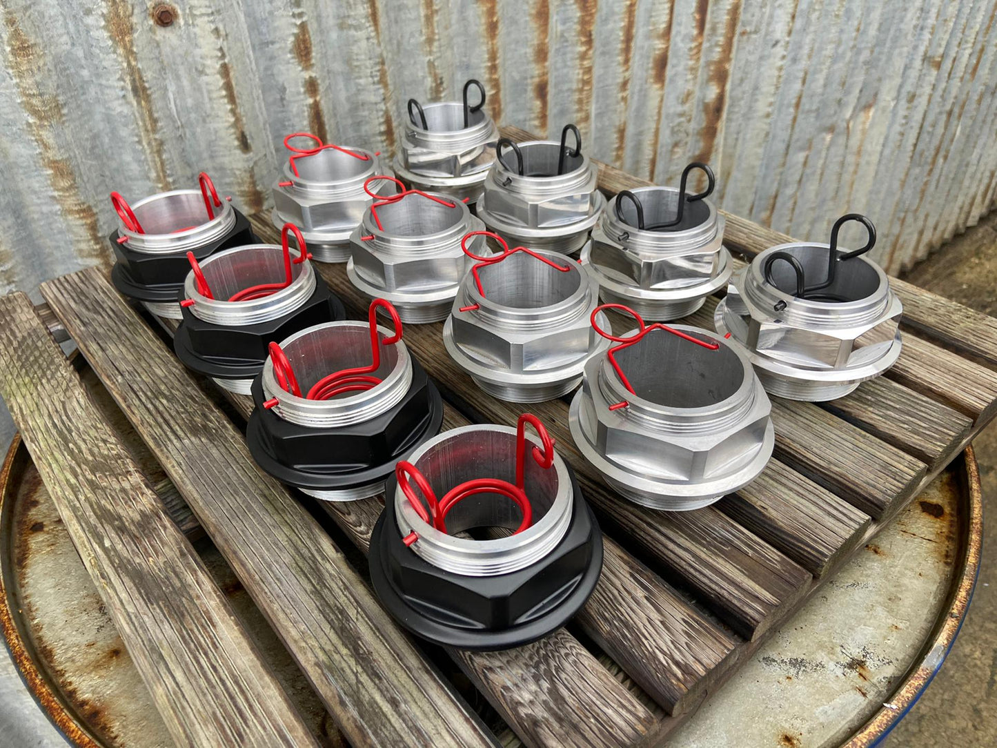 Centerlock look hex nuts for BBS