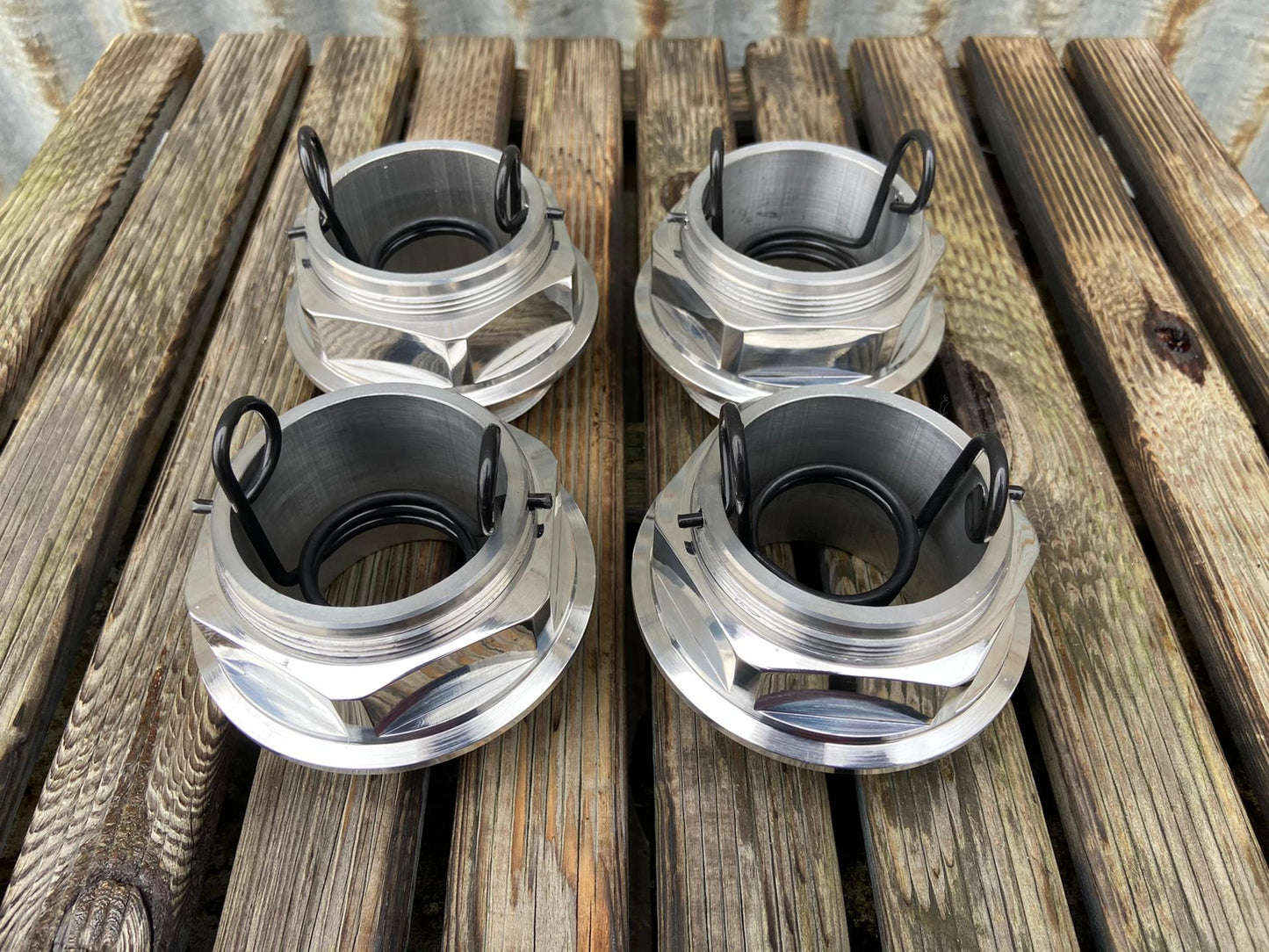 Centerlock look hex nuts for BBS