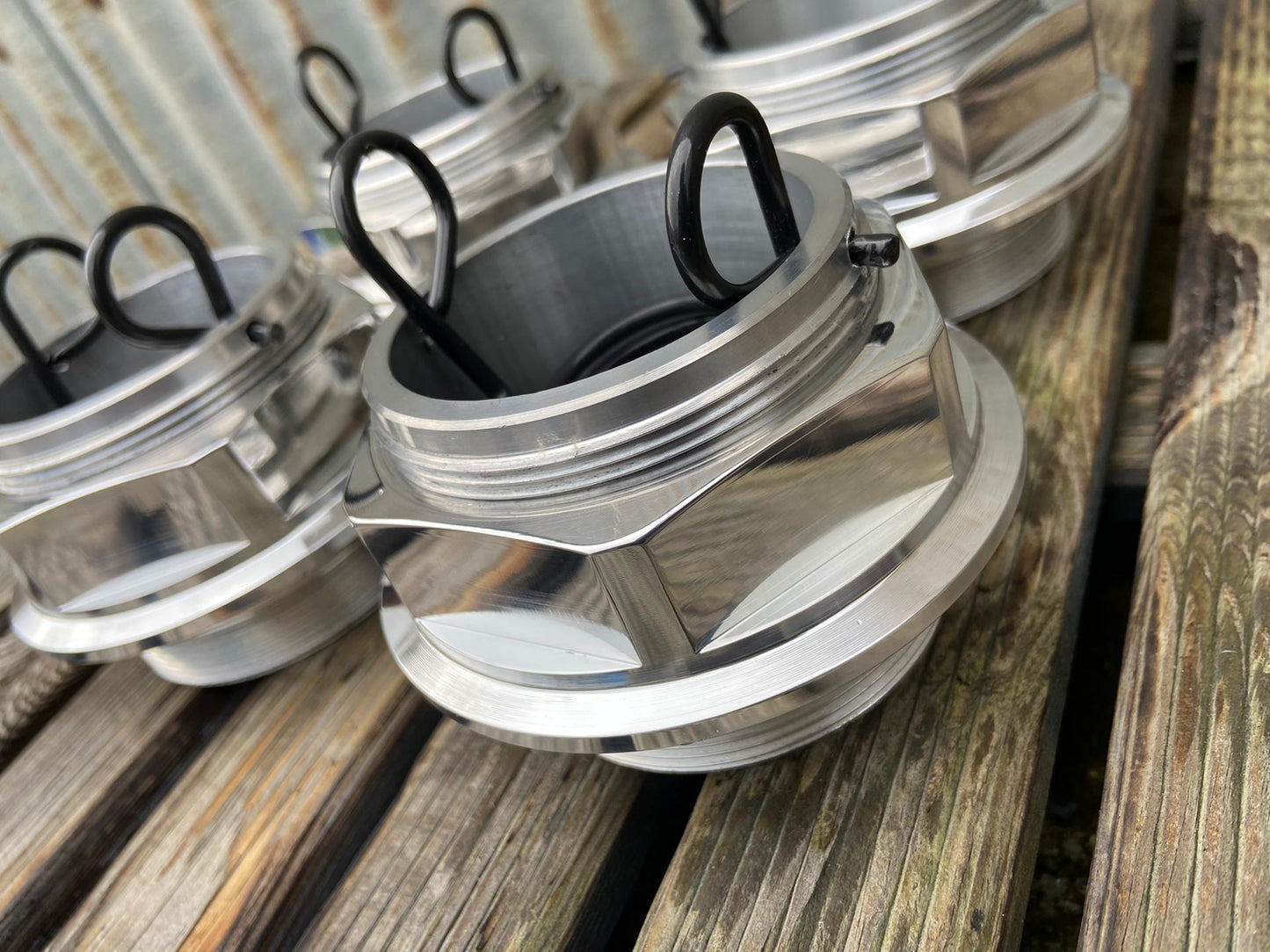 Centerlock look hex nuts for BBS