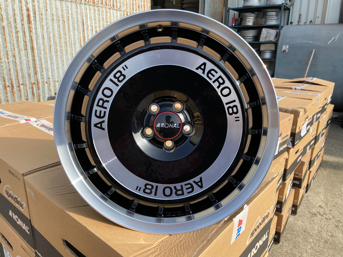 18" Ronal Aero R50 5x100 wheels