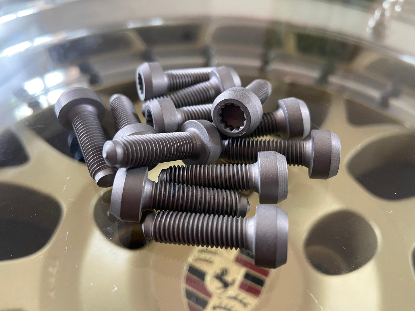 Audi BBS Speedline titanium bolts hardware