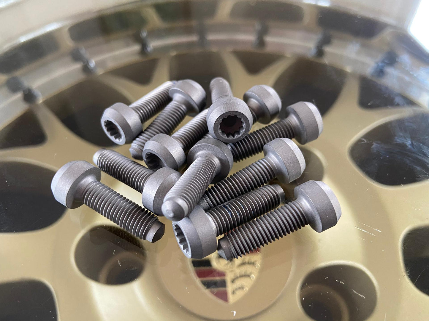 Audi BBS Speedline titanium bolts hardware