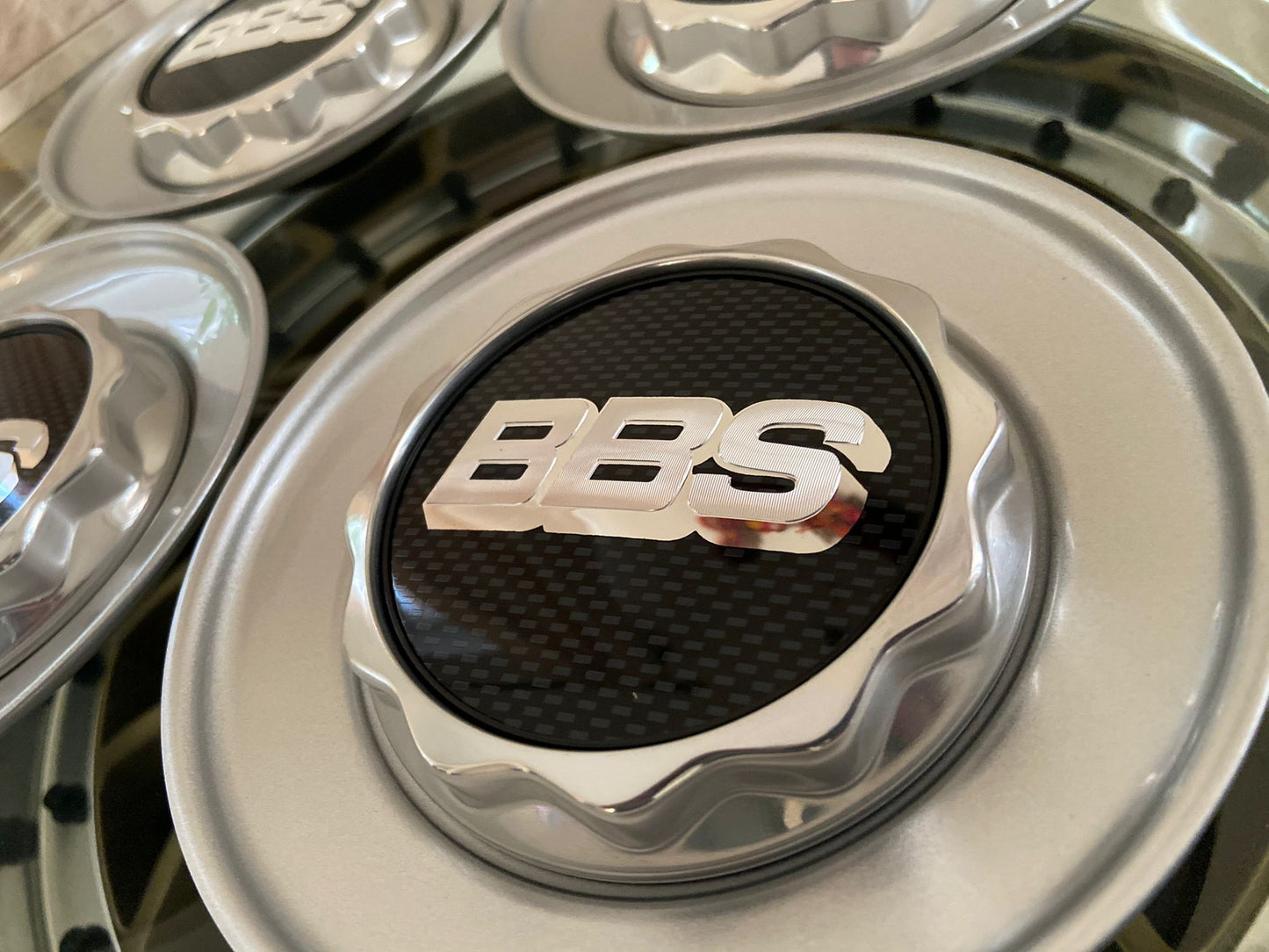 BBS RC centercaps set wheel cap caps ( incl logo's )