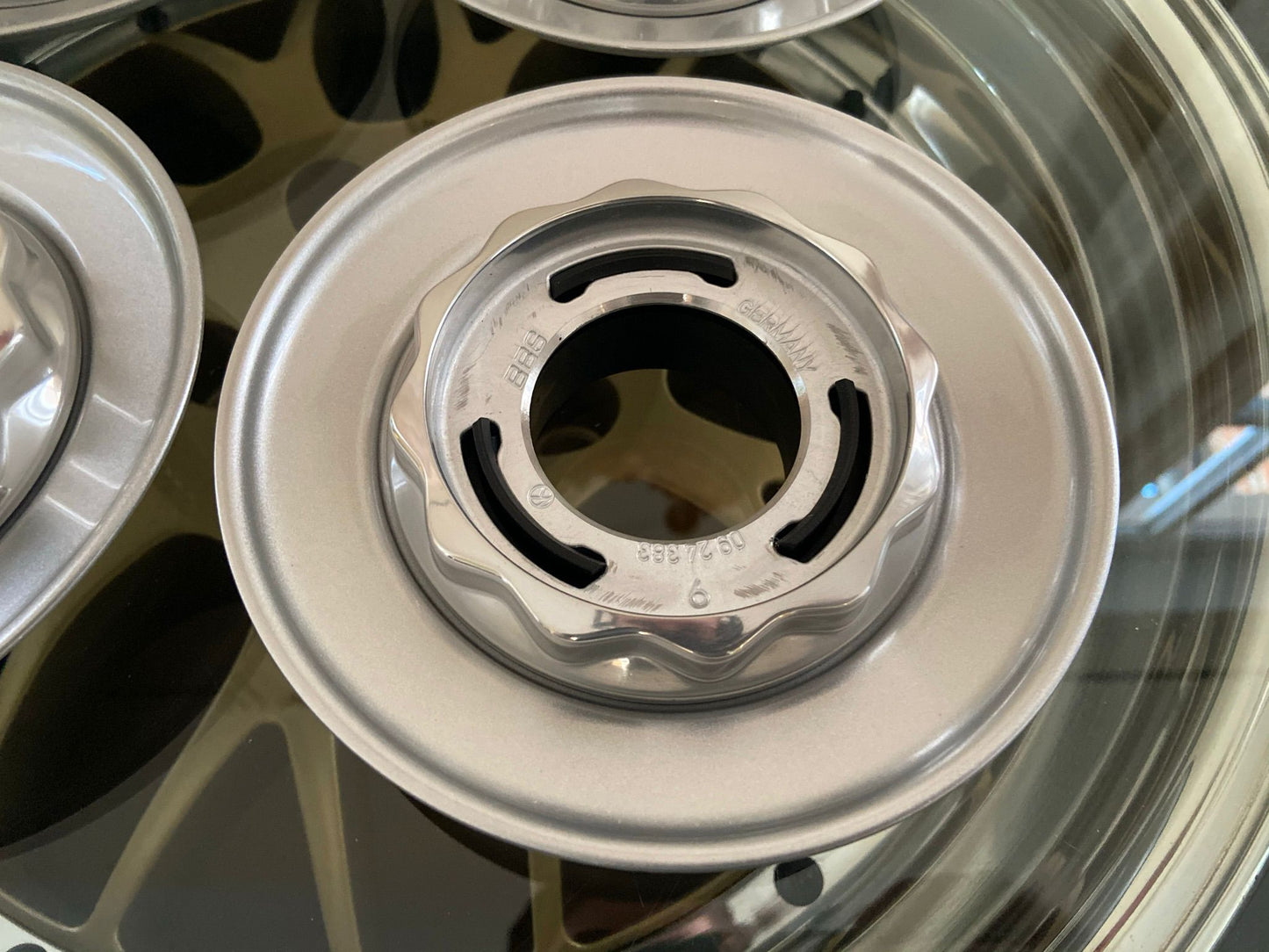 BBS RC centercaps set wheel cap caps ( incl logo's )