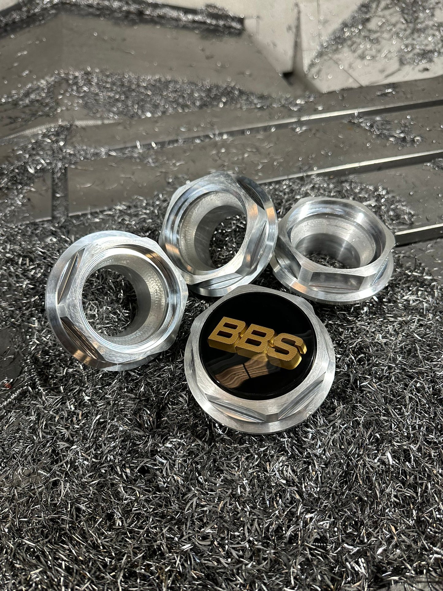 BBS Alu Hexnuts for 70,6 new type of caps ( RS, RC, RS2, ... )