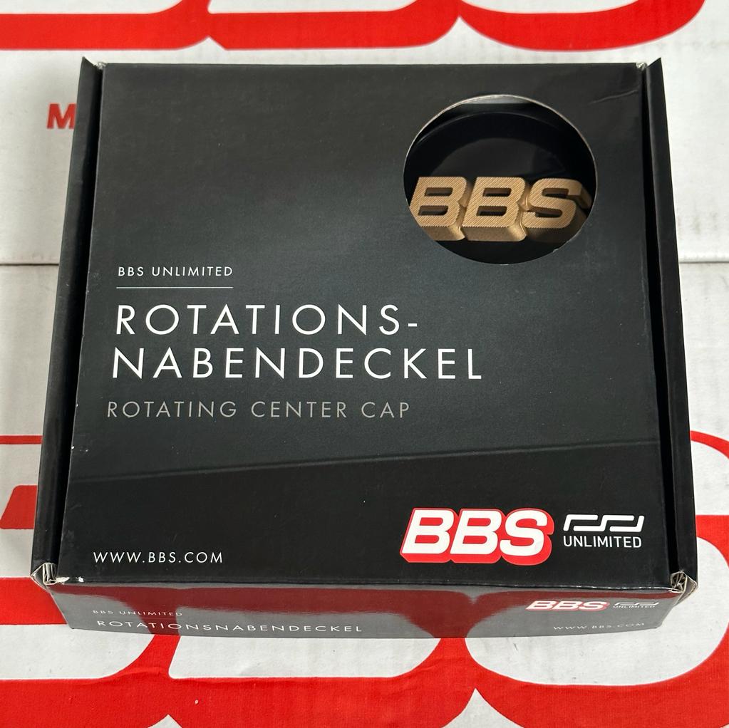 BBS 70.6mm Black / Bronze Centercaps Badges Logos (self leveling)