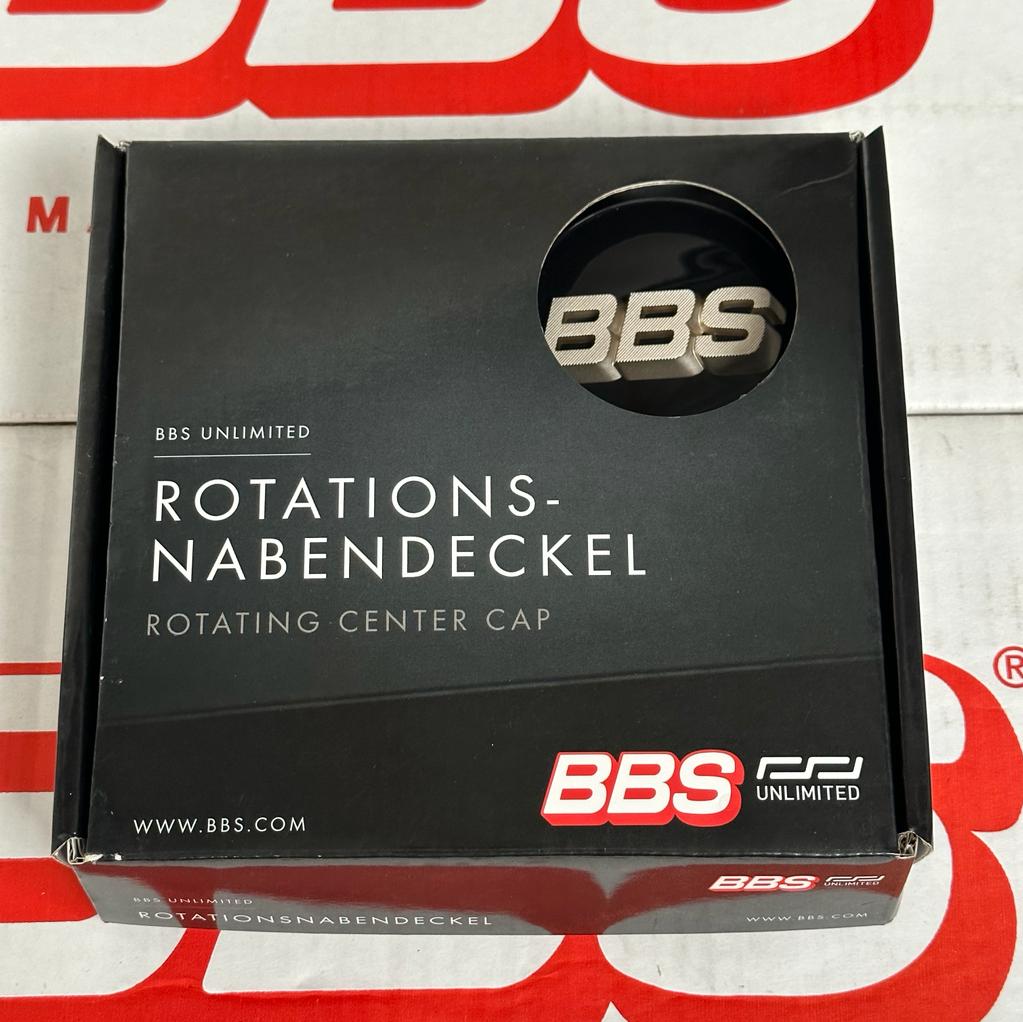 BBS 70.6mm Black / White Gold Centercaps Badges Logos (self leveling)