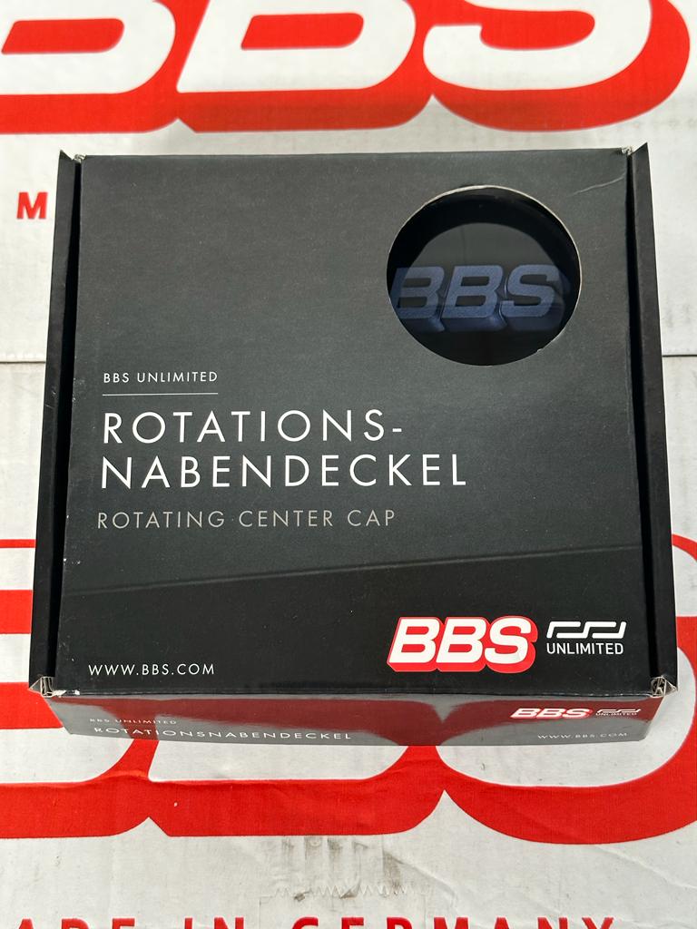 BBS 70.6mm Black / Indigo Blue Centercaps Badges Logos (self leveling)