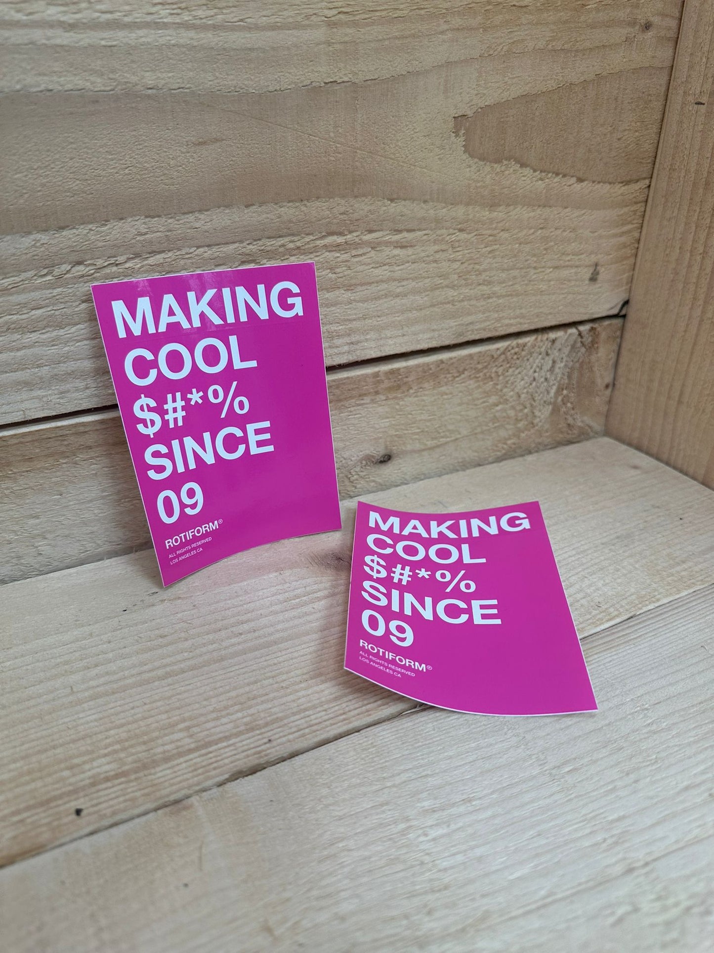 Rotiform Sticker 'Making Cool Since'