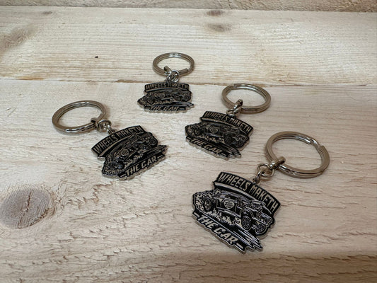 Sleutelhanger Wheels Maketh (Zwart/Chroom)