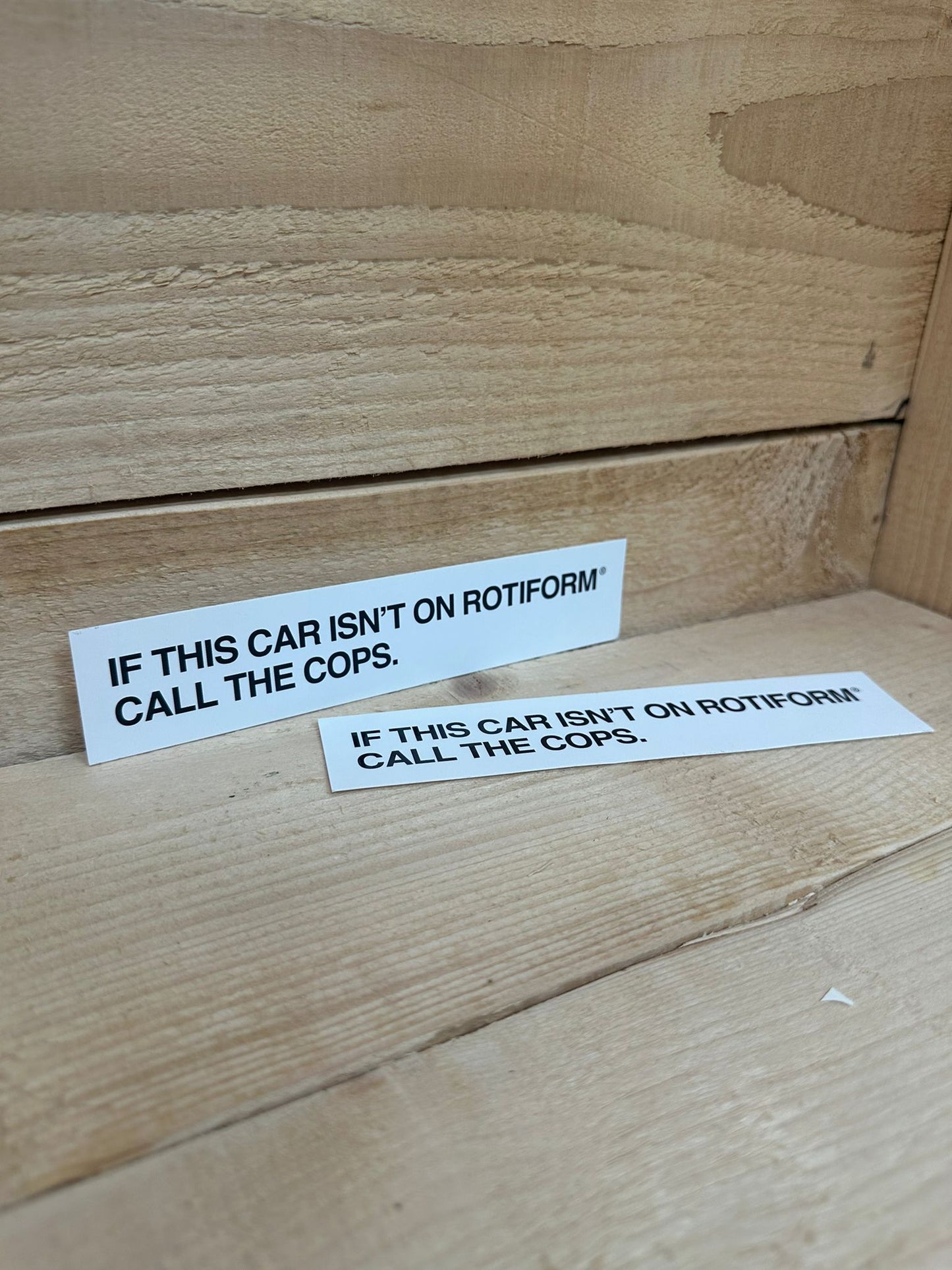 Rotiform Sticker 'Cops' White