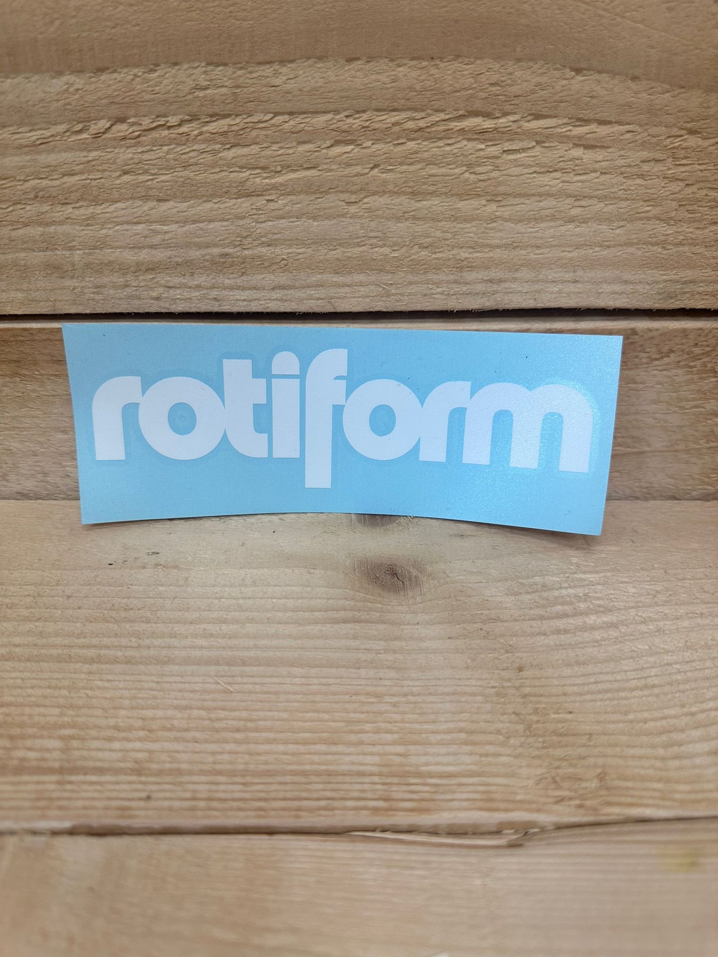Rotiform Letter Sticker