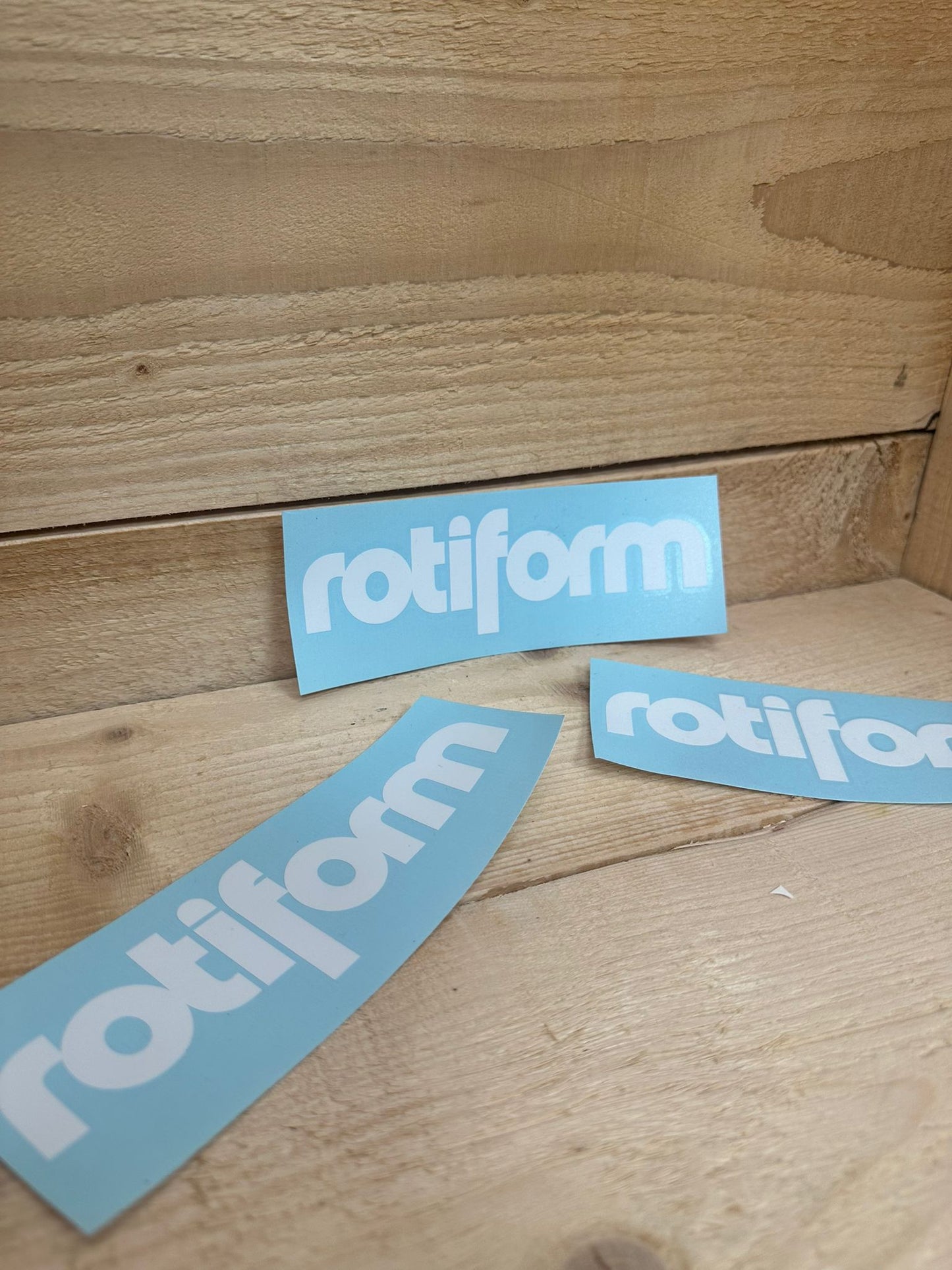 Rotiform Letter Sticker