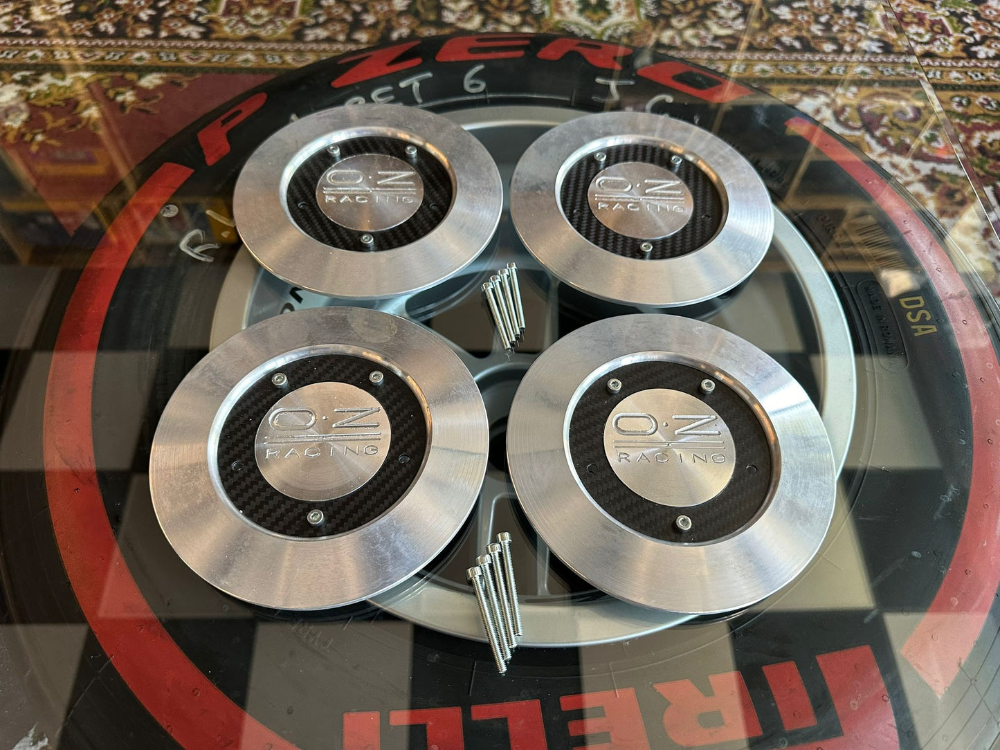Oz Racing Futura M298 Centercaps caps Wheel