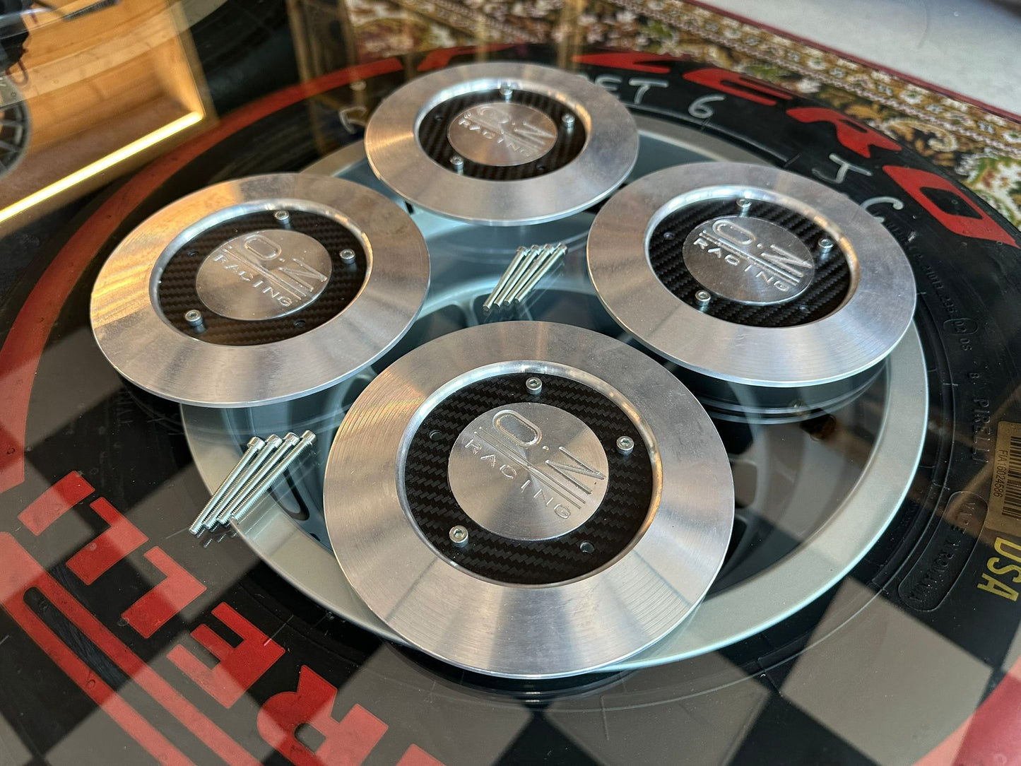 Oz Racing Futura M298 Centercaps caps Wheel