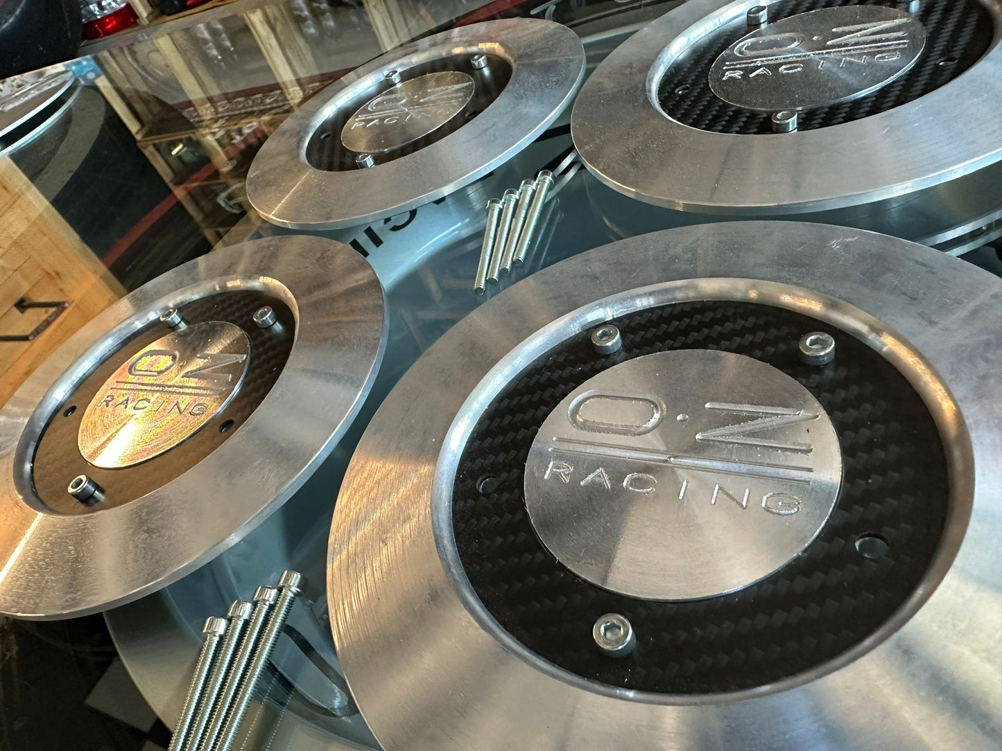 Oz Racing Futura M298 Centercaps caps Wheel