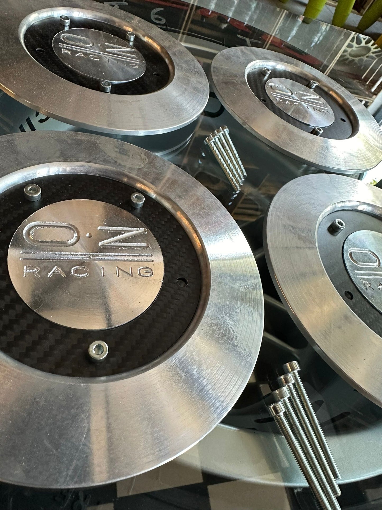 Oz Racing Futura M298 Centercaps caps Wheel