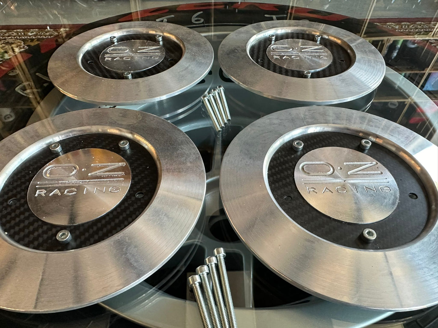 Oz Racing Futura M298 Centercaps caps Wheel