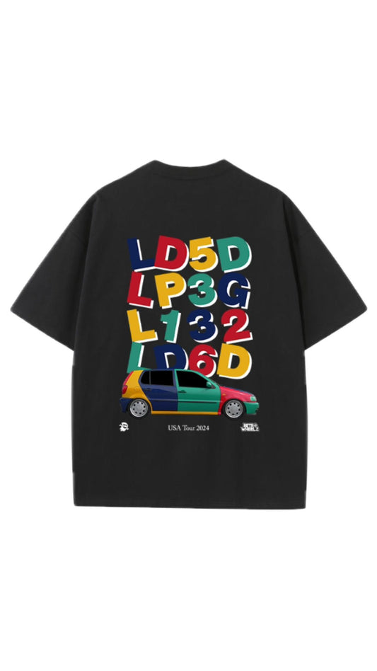 Vw Polo Harlekin T-shirt ! Retrowheelz USA tour 2024