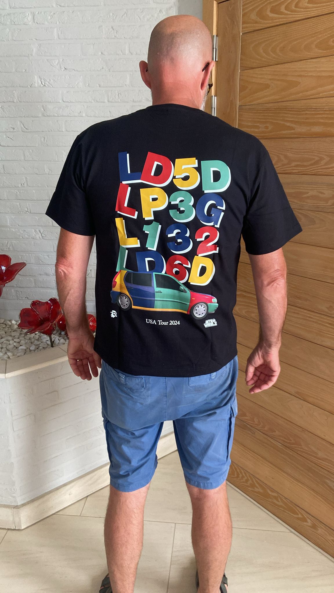 Vw Polo Harlekin T-shirt ! Retrowheelz USA tour 2024