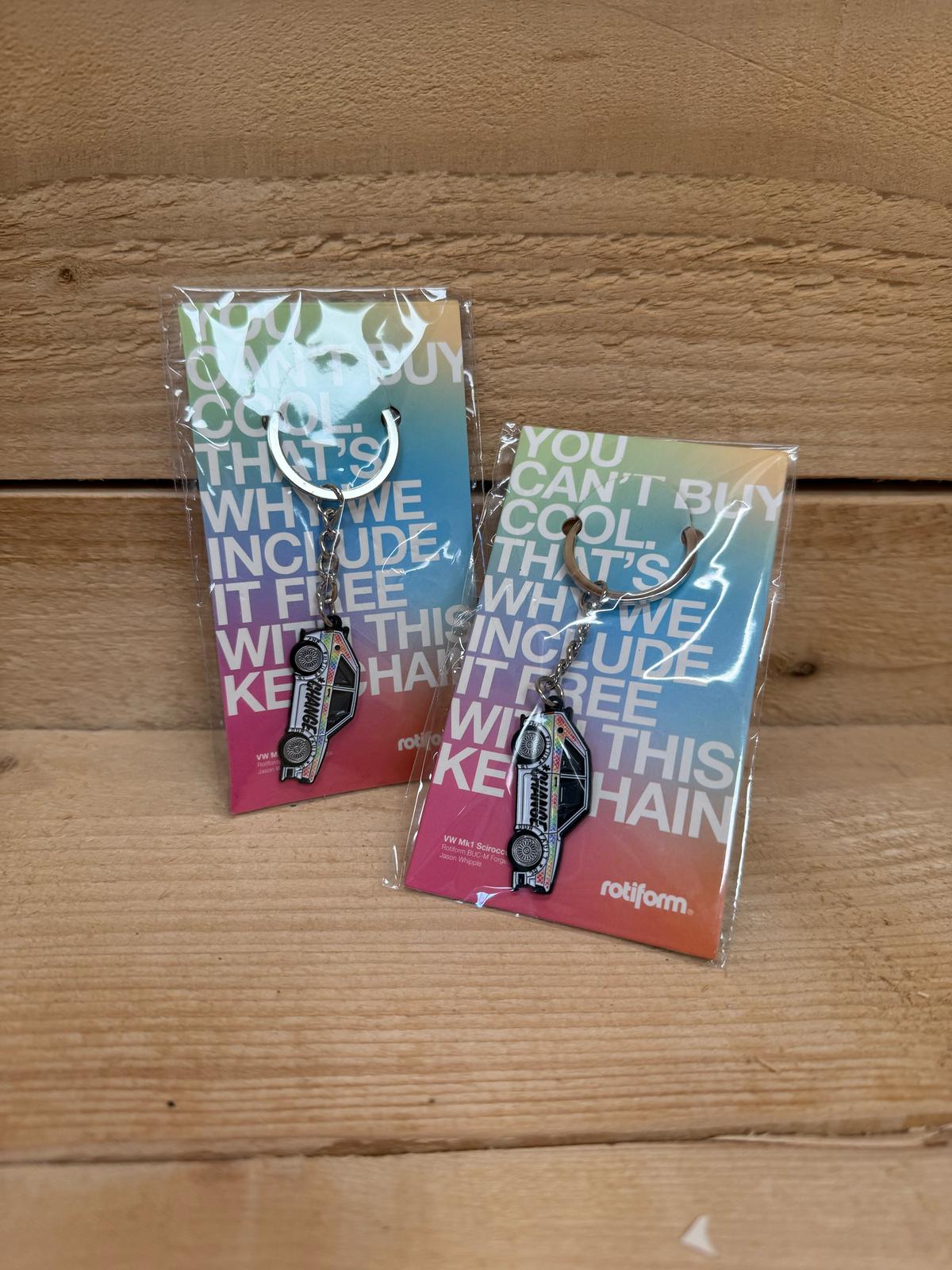 Rotiform VW Mk1 Scirocco keychain